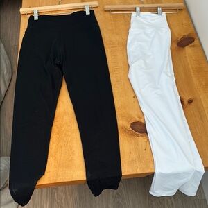 Women’s Black and White Leggings
